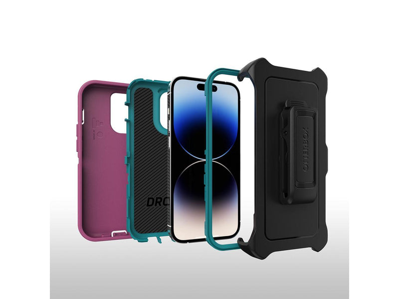OtterBox Defender Series Canyon Sun (Pink) iPhone 14 Pro Case 77-88386