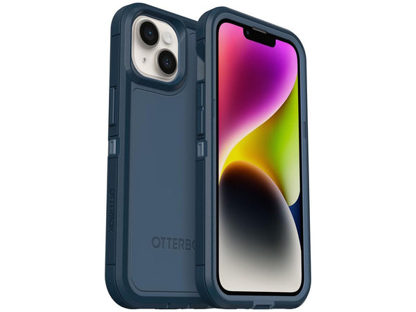 OtterBox Defender Series XT iPhone 14 Case with MagSafe - Open Ocean (Blue)