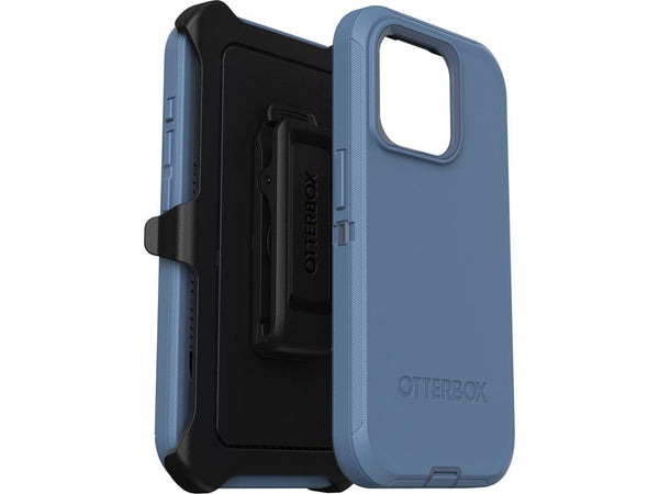 OtterBox Defender Series Baby Blue Jeans (Blue) iPhone 15 Pro Case  77-92538