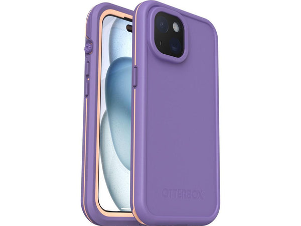 OtterBox Fre Series for MagSafe  Rule of Plum iPhone 15 Case  77-93436