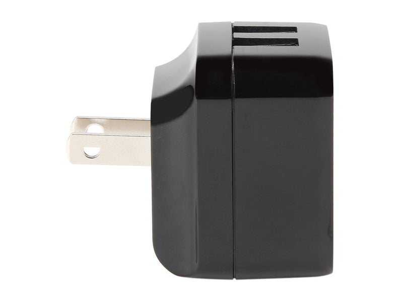 StarTech.com USB2PACBK Black Dual-port USB Wall Charger - International Travel -