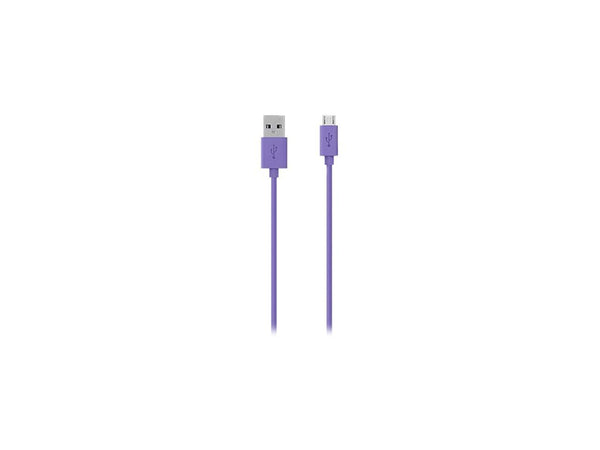 BELKIN F2CU012bt04-PUR Purple Micro USB Charge/Sync Cable
