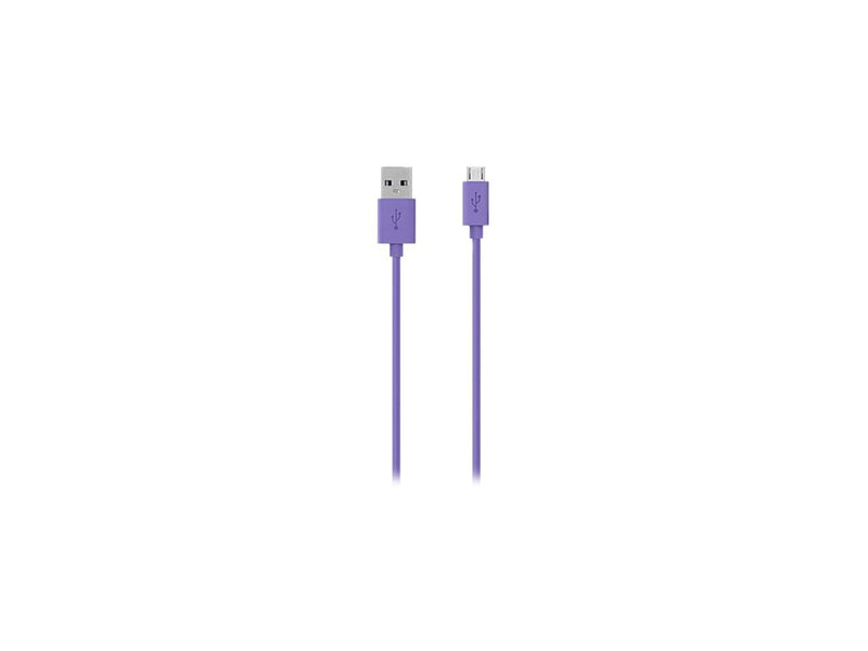 BELKIN F2CU012bt04-PUR Purple Micro USB Charge/Sync Cable