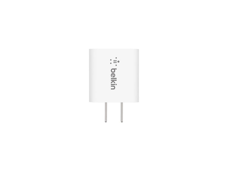 BELKIN BBC005-WH-2PK White 20W USB-C PD Wall Charger with PPS, 2-Pack