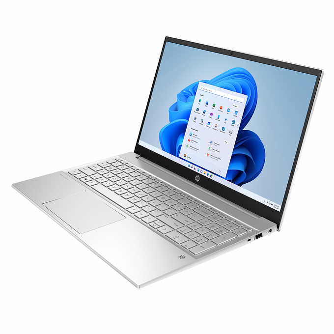 HP PAVILION 15.6" 1920x1080 FHD I5-1235U 16GB 512GB SSD 15-EG2153CL - SILVER - Like New