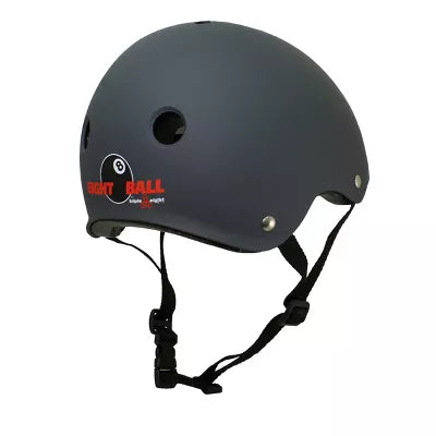 EIGHT BALL KIDS' 8+ HELMET - GUN METAL - Like New