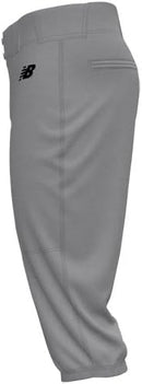 New Balance Men's Solid Knicker Baseball Pants - L -GRAY - Brand New
