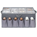STORAGEIDEAS EXTRA LARGE FABRIC SHOE ORGANIZER FOR CLOSET FITS UP TO 28 PAIRS - Like New