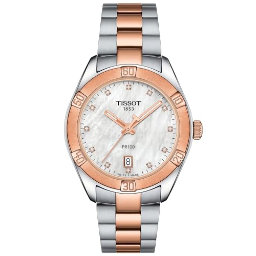 Tissot Womens Stainless Steel Quartz Watch T1019102211600 - White Like New