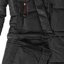 CANADA WEATHER GEAR WOMEN'S LONG PUFFER, HOODIE, BLACK, LARGE, OLCW843PZ - Brand New