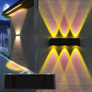 MRZXY SOLAR LIGHTS OUTDOOR WATERPROOF DUSK TO DAWN SCONCE - SUNSET - Like New