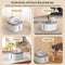 AIAUON CAT WATER FOUNTAIN 118OZ/3.5L CAT WATER FOUNTAIN WIRELESS - LIGHT GRAY - Like New