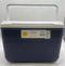 SUN SQUAD HARDSIDE COOLER 12 CANS/10QT - NAVY - Like New