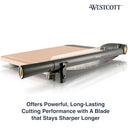WESTCOTT TRIMAIR GUILLOTINE 18" PAPER CUTTER - GREY/YELLOW - Like New