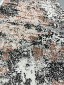 KATHY IRELAND HOME FLANNEL PLUSH AREA RUG 30"X72" 2.5FTX6FT - DARK GRAY - Brand New