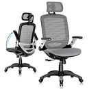 The Gabryllly Ergonomic Office Chair High Back Home Desk Chair - Grey - Like New