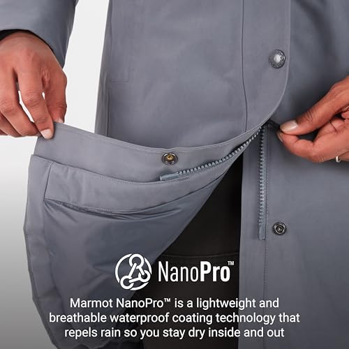 MARMOT WOMEN'S CHELSEA COAT 2.0 STEEL ONYX XL - Brand New