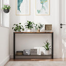 Towallmark 2-Tier Console Table with Storage Shelf Rustic Brown B0CQXGCB1X - Brand New