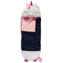 HAPPY NAPPERS PILLOW SLEEPY SACK MEDIUM 54” X 20”, SHIMMER UNICORN - MULTI - Like New