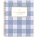 AT-A-GLANCE Planner 2025-2026 Academic, Simplified, EL39-901A-26, Lilac Plaid - Like New