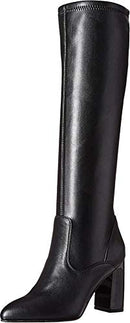 Franco Sarto Womens Katherine Pointed Toe Knee High Boots Black Stretch 9.5 M - Brand New