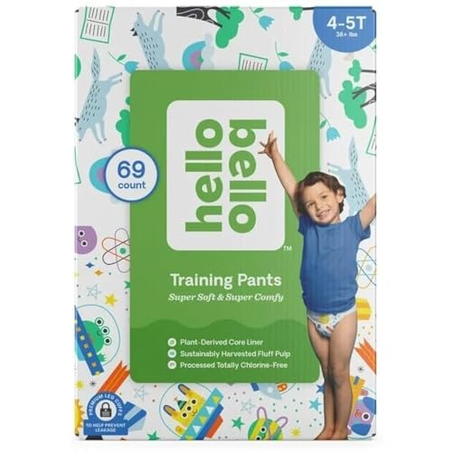 HELLO BELLO TRAINING PANTS 4T-5T, BEDTIME STORIES & SPACE TRAVELERS,69CT BOX - Brand New