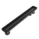 EXF Offset Linear Shower Drain 20 Inch Matte Black Reversible Cover B0CQ2BN86J - Like New