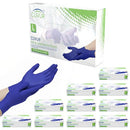 Powder CUVUR Free Nitrile Gloves Medical Heavy Duty Size L 900Count Blue - Brand New