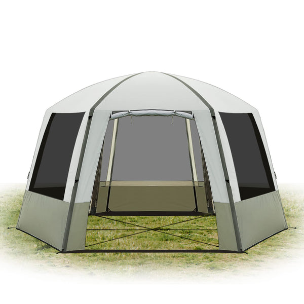 SUMMUS Inflatable Camping Tent Gazebo, 8-12 People Camping - Scratch & Dent