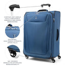 TRAVELPRO TOURLITE SOFTSIDE 29" EXPANDABLE LUGGAGE - ENGLISH BLUE - Brand New