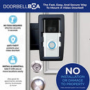DoorbellBoa Anti-Theft Video Doorbell Door Mount No Tools or Installation Black - Like New