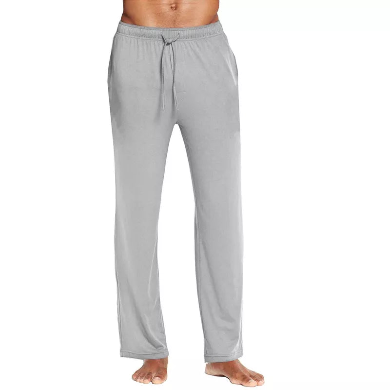 BLUE ICE MEN'S MODERN FIT CLASSIC LOUNGE PANTS - SIZE: MEN L - HEATHER GRAY - Brand New