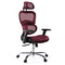 AFO ERGONOMIC OFFICE CHAIR HIGH BACK MESH OFFICE CHAIR 3D ARMRESTS HEADREST RED - Like New