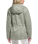 LW3WP410 Levi's Women's Four Pocket Hooded Military Jacket Sea Green 1X - Like New