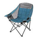 ARROWHEAD OUTDOOR OVERSIZED FOLDING CAMP CHAIR,550 LBS CAPACITY - BLUE - Like New