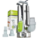 Green Expert 1.5HP Submersible Sump Pump, Max 6000 GPH High Flow - Brand New