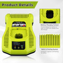 GENERIC P117 BATTERY CHARGER - GREEN - Like New