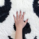 Decomall Panda Area Rug Round Nursery Kids Play Mat Animal Shape Shaggy Plush - Brand New