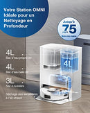 ECOVACS DEEBOT X1 E OMNI ROBOT VACUUM AND MOP CLEANER - WHITE - Like New