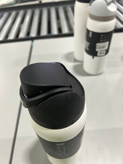 OWALA WHITE 32OZWITH BLACK LID - WHITE - Like New