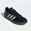 ADIDAS UNISEX SAMBA INDOOR SOCCER SHOES  4.5 - CORE BLACK/CLOUD WHITE/VIVID RED - Brand New