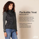 AMAZON ESSENTIALS WOMEN'S LIGHTWEIGHT WATER-RESISTANT PACKABLE PUFFER VEST - Brand New