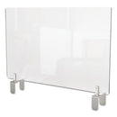 GHENT CLEAR PARTITION EXTENDER WITH ATTACHED CLAMP THERMOPLASTIC SHEETING - Brand New