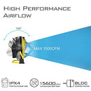 Geek Aire Rechargeable Floor High Velocity Misting Fan Cordless Max 1500 CFM - Brand New