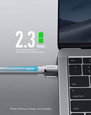 ANKER USB-C 2.0 CABLE POWERLINE+ III 6FT USB-IF CERTIFIED CABLE SILVER - Like New