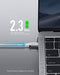 ANKER USB-C 2.0 CABLE POWERLINE+ III 6FT USB-IF CERTIFIED CABLE SILVER - Like New