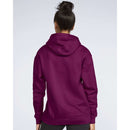 GILDAN UNISEX SOFTSTYLE MIDWEIGHT HOODED SWEATSHIRT - SIZE: XL - MAROON - Like New