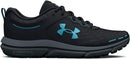 3026175 Under Armour Men's Charged Assert 10 Running Shoe Black/Black/Blue 14 - Like New