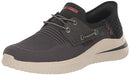 SKECHERS MEN'S DELSON 3.0 ROTH LOAFER SIZE MEN 9.5 CHOCOLATE/BLACK - Brand New