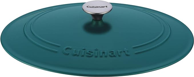 Cuisinart 7 Quart Oval Casserole CI770-33TE - Cool Teal - Scratch & Dent